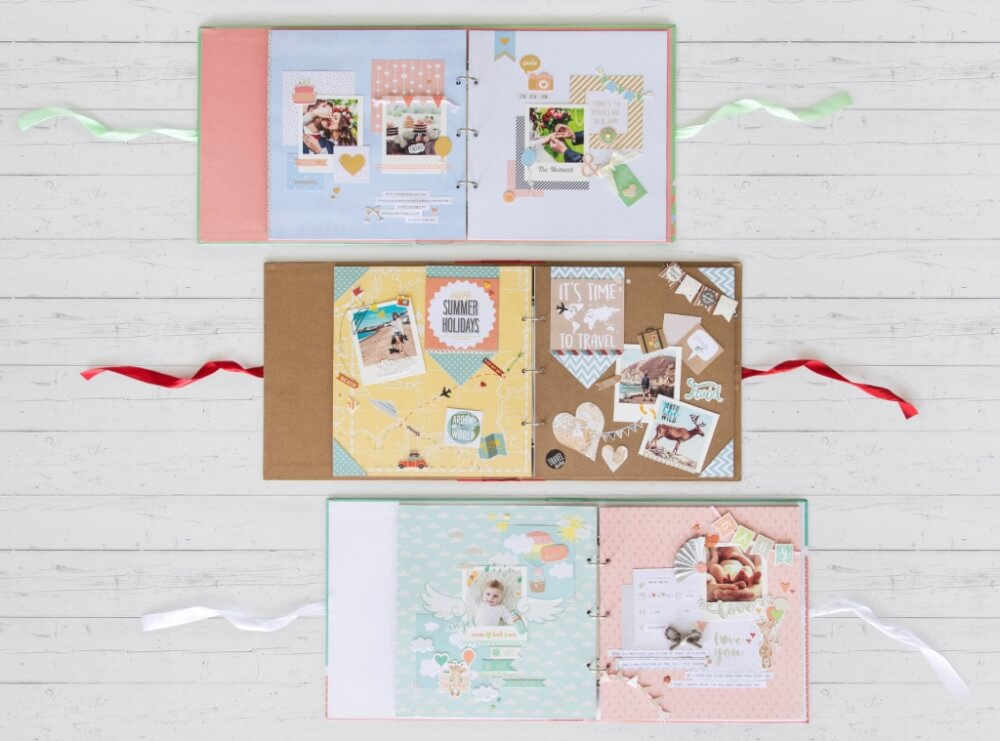 Idées scrapbooking pour réaliser votre album photo scrap * MyInspirations *  Le magazine de MyPhotoBook