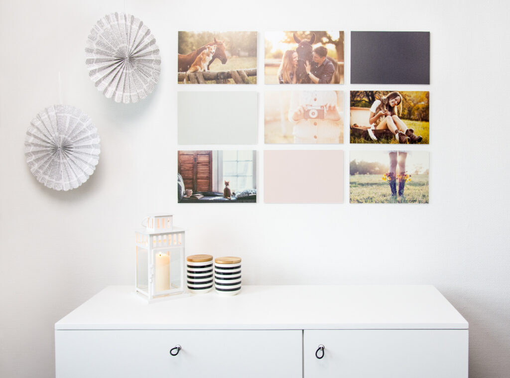Décoration murale : En quadrillage - esthétique moderne et ordonnée